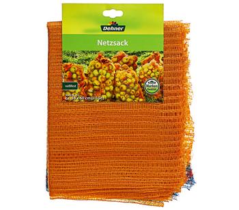 Dehner Netzsack, 38 x 60 cm, 10 Stück, Orange - Kunststoff