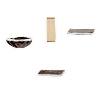 Silvio Design Katzen Kletterwand 4-teilig