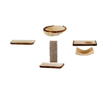 Silvio Design Katzen Kletterwand 6-teilig