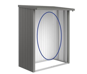 Biohort Rückwand für WoodStock® 150