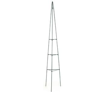Dehner faltbare Stahl-Rankpyramide, Dunkelgrün - Stahl