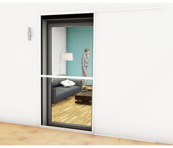 Hecht Schiebetür Einzelelement Comfort, ca. B120/H240 cm, Dunkelbraun - Aluminium / Kunststoff