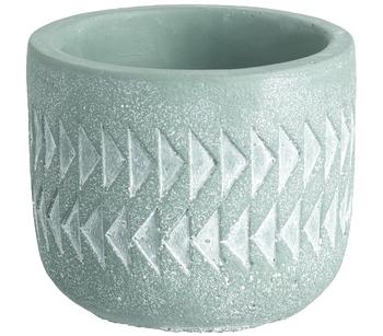 Dehner Keramik-Übertopf Blumentopf Elif, rund, ca. Ø8 cm, Hellgrün - Keramik