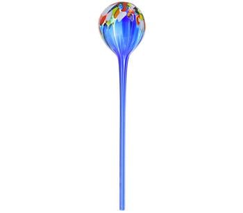 2 x MP Glaszauber Glas-Wasserspender Oase, ca. Ø10/H40 cm, Blau / Bunt - Glas - Mindestbestellmenge: 2 Stk.