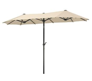 Schneider Classics Sonnenschirm Salerno, rechteckig, ca. B300/T150 cm, Beige - Polyester, Stahl