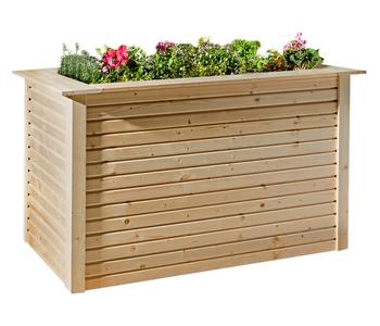 Weka Profi-Hochbeet 669, ca. B131/H81/T91 cm, Natur - Fichtenholz