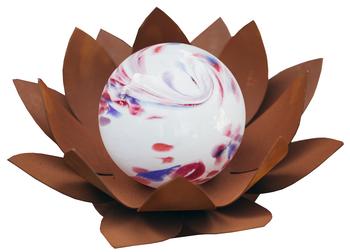 Ferrum Metall-Gartenstecker Glasseerose