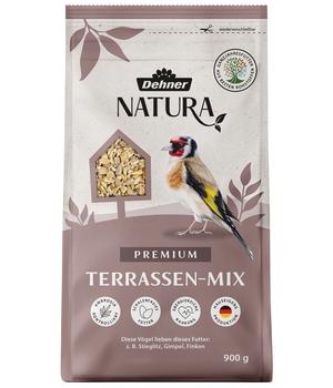 Dehner Natura Premium Wildvogelfutter Ganzjahresfutter Terrassen-Mix, 900 g