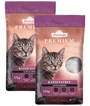 Dehner Premium Katzenstreu Ultra, klumpend - Bentonit