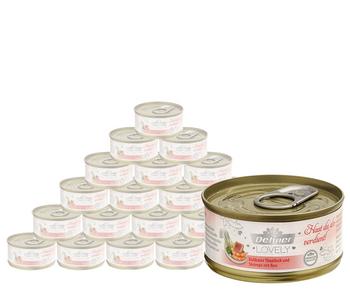 Dehner Premium Lovely Nassfutter für Katzen Hast du dir verdient!, 24 x 70 g