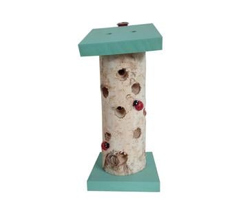 Dehner Natura Premium Marienkäferhaus Ladybird, ca. Ø10/H24 cm, Beige