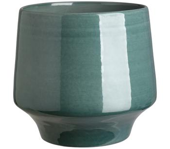 Dehner Keramik-Übertopf Elsa, bauchig, türkis