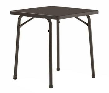 Sieger Garten-Klapptisch mit mecalit®-PRO-Platte, ca. B70/H72/T70 cm