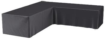 AeroCover Loungesethülle L-Form, 255x255x100xH 70 cm, Dunkelgrau - Polyester