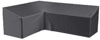 AeroCover Loungesethülle L-Form, 270 links x210x85xH 65/90 cm, Dunkelgrau - Polyester