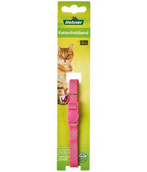 Dehner Lieblinge Katzenhalsband Neon, Pink - Nylon