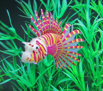Orbit Aquariumdeko Silikon-Fisch, Orange