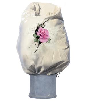 Videx Vlieshaube Rosenblüte, 110 cm, Beige / Rosa Grün - Vlies