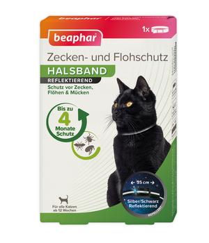 beaphar Zecken- und Flohschutzband für Katzen, 35 cm