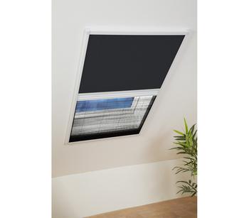 Hecht Kombi-Dachfenster-Plissee, ca. B110/H160 cm, Weiß - Aluminium / Kunststoff