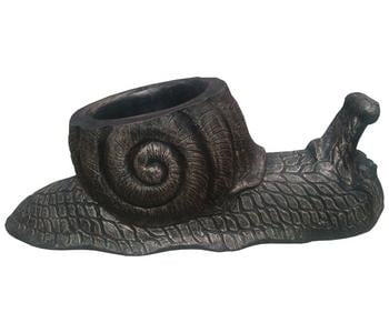 Roto Kunststoff-Pflanztopf Schnecke, bronze, ca. B80/H31/T27,5 cm