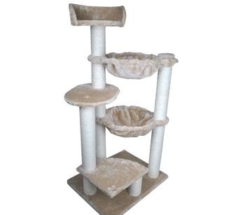 Dehner Lieblinge Katzenkratzbaum Simba, 120 cm, Beige