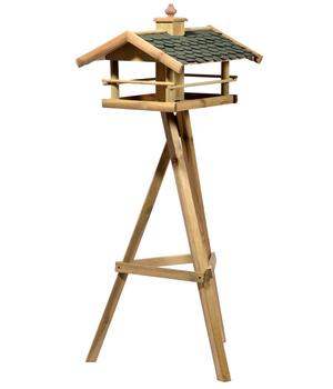 Dehner Natura Premium Futterhaus Kaiserwinkel, inkl. Ständer Ellmau, ca. B68/H144/T62 cm