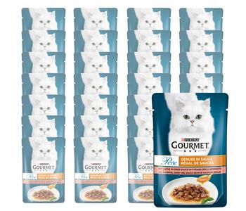 PURINA GOURMET™ Nassfutter für Katzen Perle Genuss in Sauce, 26 x 85 g