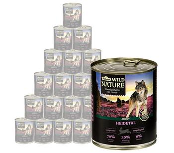 Dehner Wild Nature Nassfutter für Hunde Heidetal Adult, Kaninchen