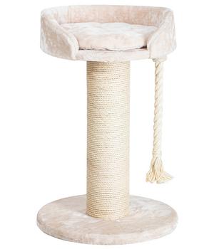Dehner Lieblinge Kratzbaum Aurelio, ca. B65/H100/T65 cm, Creme - Sisal / Plüsch Holz