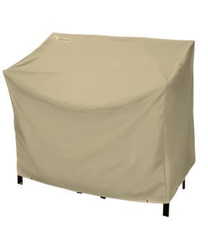 tepro Universal Abdeckhaube für 3-Sitzer Gartenmöbel - Gartenbank, ca. B160/H80/T80 cm, Beige Polyester