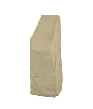 tepro Universal Abdeckhaube für Stapel-/Gartenstühle, ca. B65/H150/T65 cm, Beige - Polyester