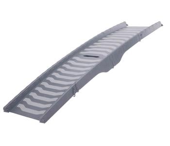 Trixie Klapprampe, Kunststoff, ca. B39/T150 cm, Grau - Kunststoff