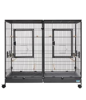 SAVIC Nager- und Vogelheim Tasmania 120, ca. B120/H107/T65 cm, Schwarz