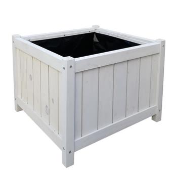 Habau Holz-Pflanzkasten, ca. B46,5/H35/T46,5 cm