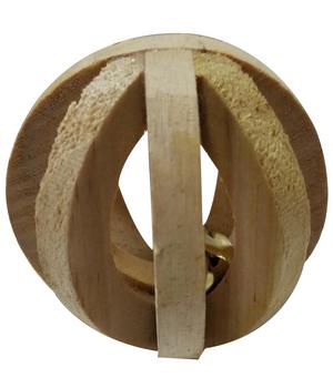 Dehner Lieblinge Holzball Bowl - Holz / Metall