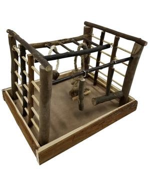 Dehner Lieblinge Vogelspielplatz Matchfield - Holz / Sisal