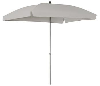 Dehner Sonnenschirm Keros, rechteckig, ca. B255/T170 cm, Taupe - Stahl / Polyester