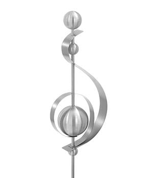 Dehner Edelstahl-Skulptur Klefo, ca. B19/H67/T10 cm, Silber - Edelstahl