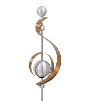 Dehner Edelstahl-Skulptur Klefo, ca. B19/H67/T10 cm, Kupfer - Edelstahl