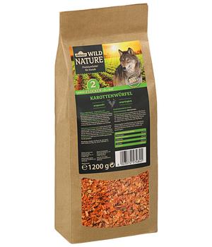 Dehner Wild Nature BARF-Ergänzungsfutter für Hunde Karottenwürfel