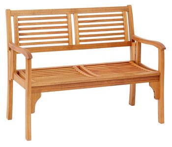 Dehner Klappbank Douglas, 2-Sitzer, Hellbraun - Akazienholz