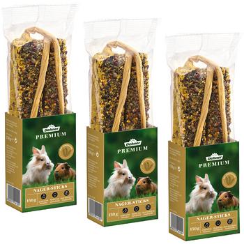 Dehner Premium Nager-Sticks, 3 x 150 g