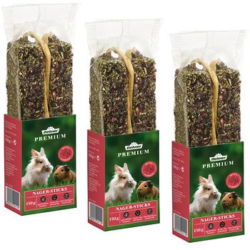 Dehner Premium Nager-Sticks getreidefrei, 3 x 150 g