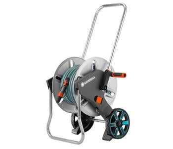 GARDENA Metall-Schlauchwagen-Set CleverRoll M, Grau / Dunkelgrau
