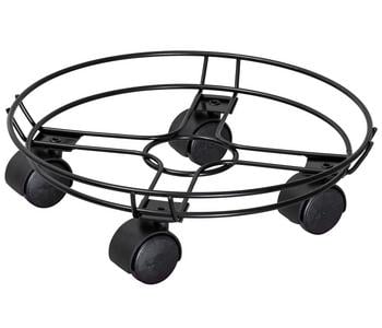 Wagner Pflanzenroller Draht, Ø 30 cm, schwarz