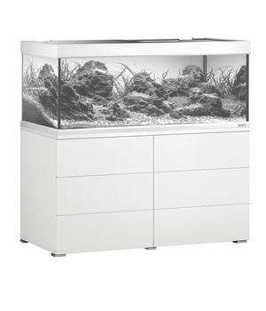 EHEIM Aquarium Unterschrank Proxima 325, ca. B131/H75/T51 cm, Weiß - Holz