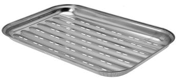 Dehner Edelstahl-Grillschale, ca. B34,5/H2,5/T24,2 cm