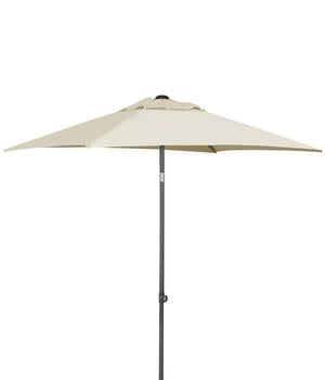 Dehner Sonnenschirm Andros, rechteckig, ca. B210/T150 cm, Creme - Aluminium / Polyester