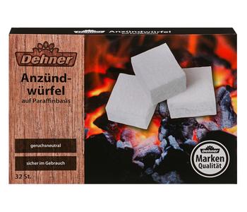 Dehner Anzündwürfel, Paraffin, 32 Stk., Weiß - Paraffin